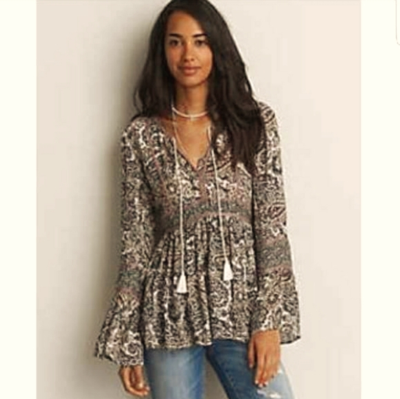 American Eagle Outfitters Tops - American Eagle Outfitters Boho Blouse